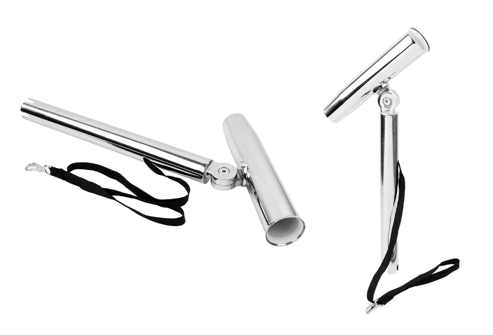 ສະແຕນເລດທີ່ປັບໄດ້ Outrigger Rod Holder