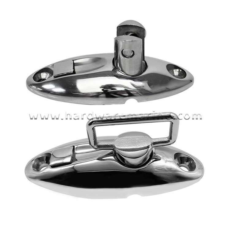 316 Stainless Steel 360 Degree Marine Swivel Deck Hinge