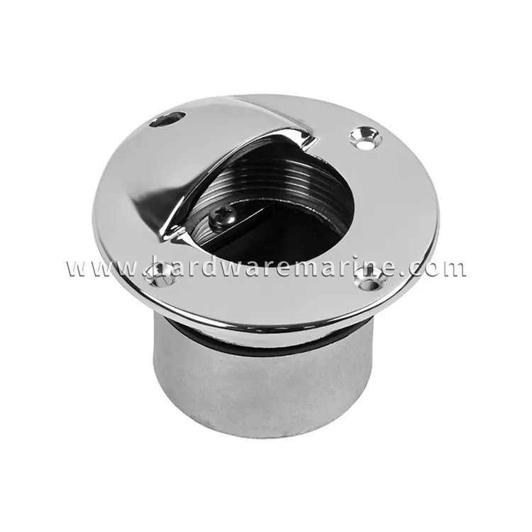 Marine Flush Mount Deck Drain ກັບ Flapper Check Valve