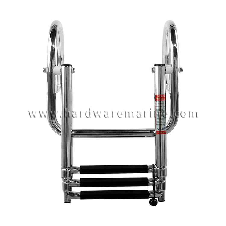 ສະແຕນເລດ Pontoon Folding Telescoping Ladder