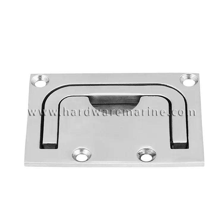 316 Stainless Steel Square Flush Lift Ring 76*58MM